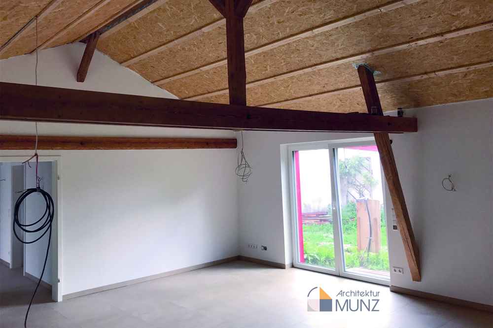 Umbau und Sanierung eines Lagerschuppens - Munz Architektur